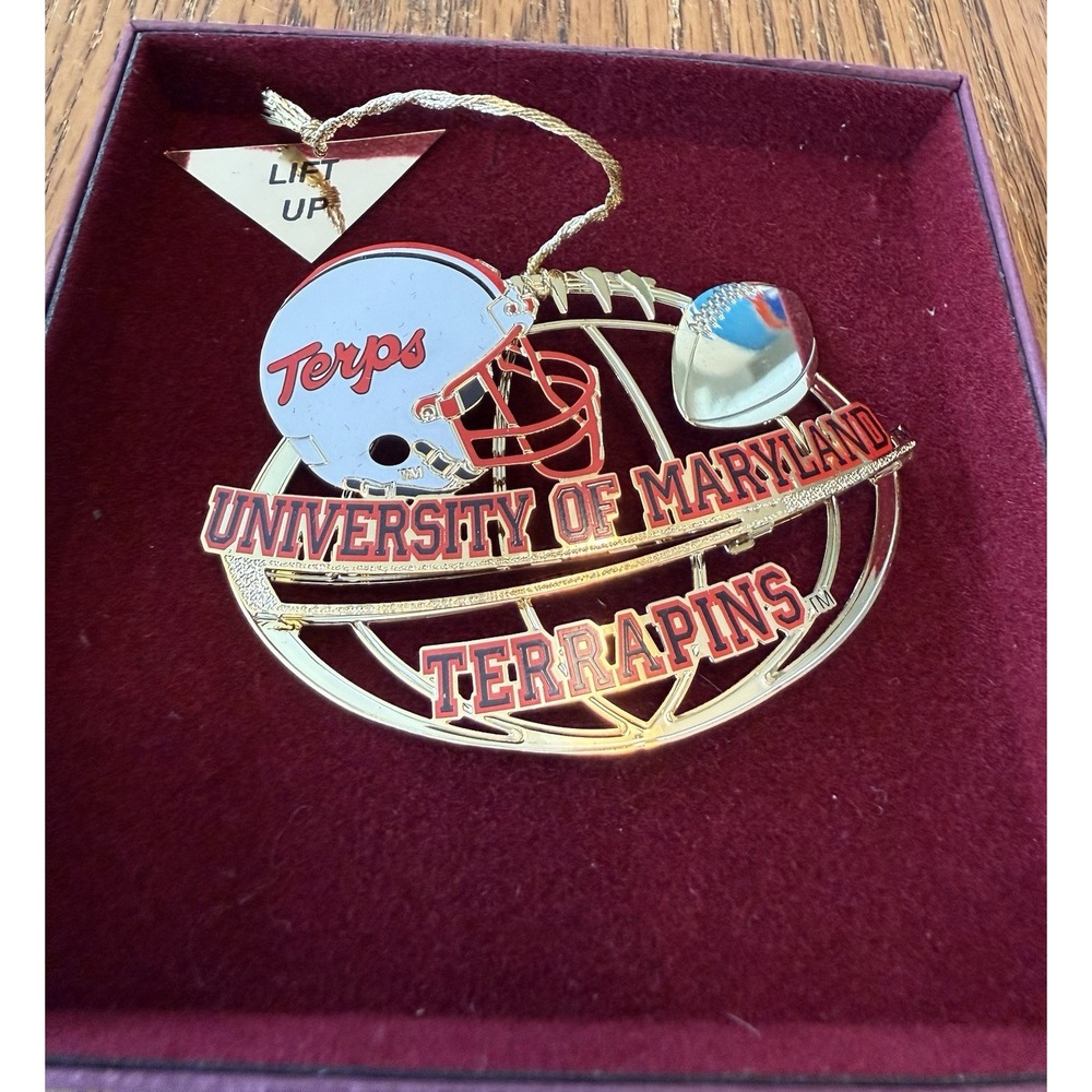 University of Maryland Terrapins Football‎ Hanging Christmas Ornament Baldwin